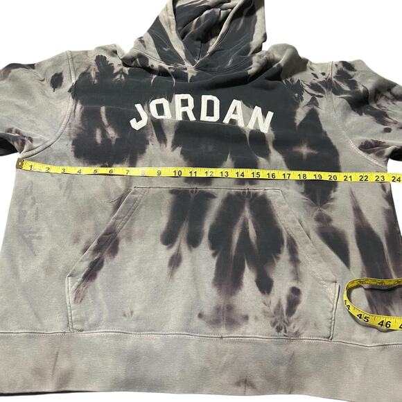 Nike Jordan DNA Black and Gray Hoodie Size Large - Picture 3 of 6